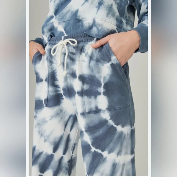 Lucky Brand French Terry Cropped Wide Leg Pant - Picture 3 of 8